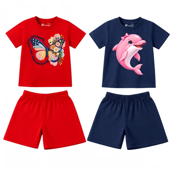 Floral_Butterfly_&_Pretty_Dolphin_|_Red_&_Deep_Blue_Co-ord_Set_Combo_(Pack_of_2)