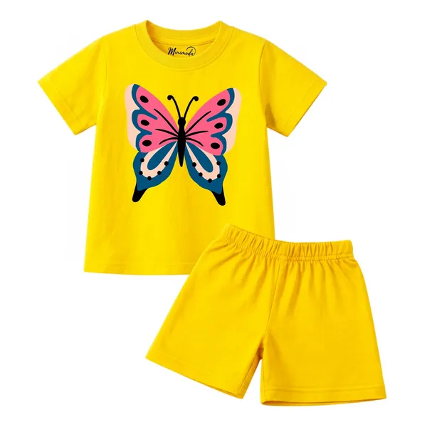 Weekend_Daisy_&_Pretty_Butterfly_|_Red_&_Yellow_Cotton_Co-ord_Set_Combo_for_Girls_(Pack_of_2)