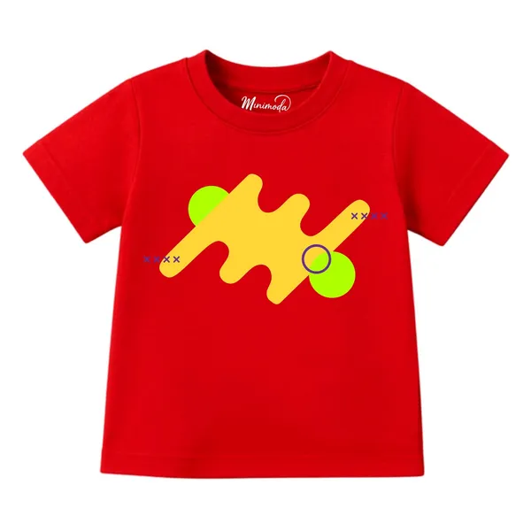 Abstract_Zigzag_&_Sunset_Dino_|_Red_&_Deep_Blue_Cotton_Co-ord_Set_Combo_for_Boys_(Pack_of_2)