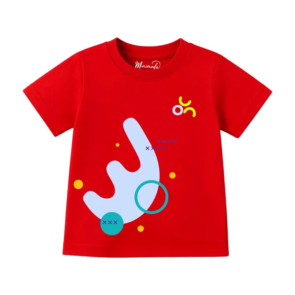 Abstract_Hook_&_You_Rock_|_Red_&_Yellow_Cotton_T-Shirt_Combo_for_Boys_&_Girls_(Pack_of_2)