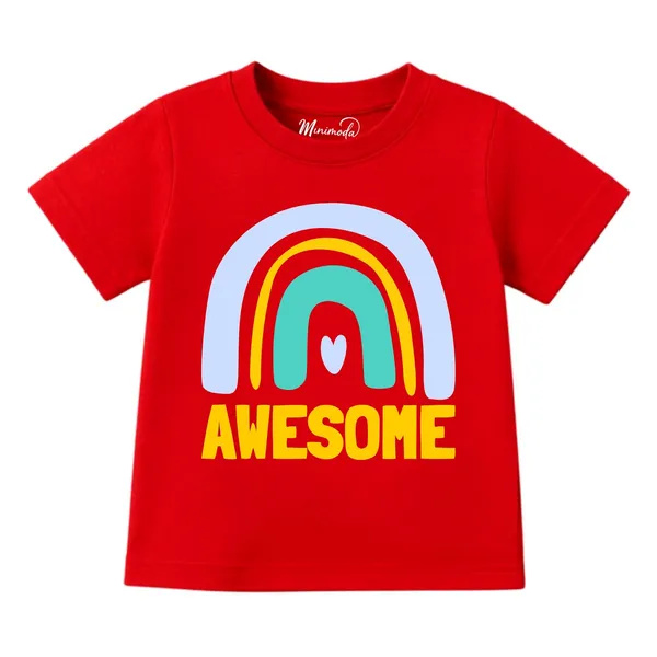 Rainbow_Awesome_&_Red_Sneakers_|_Red_&_Yellow_Cotton_Co-ord_Set_Combo_for_Boys_(Pack_of_2)