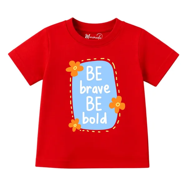 Be_Brave_Be_Bold_&_Pretty_Dolphin_|_Red_&_Yellow_Cotton_Co-ord_Set_Combo_for_Girls_(Pack_of_2)