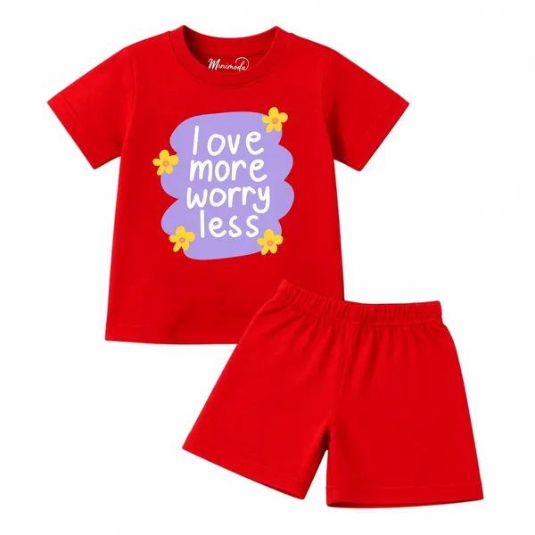 Love_More_Worry_Less_&_Cool_Penguin_|_Red_&_Yellow_Cotton_Co-ord_Set_Combo_for_Girls_(Pack_of_2)