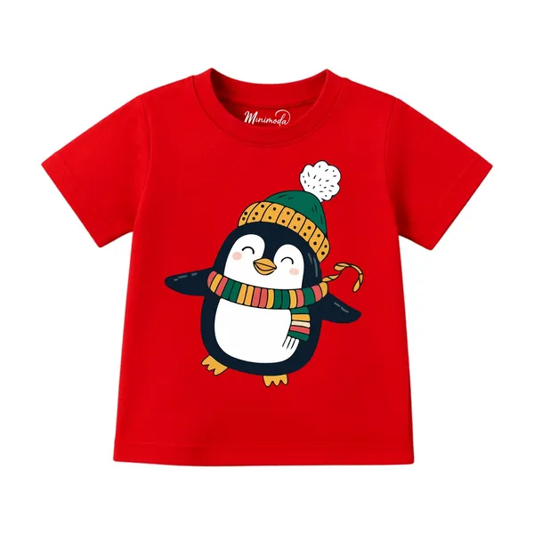 Candy_Cane_Penguin_&_Spiky_Dino_|_Red_&_Yellow_Cotton_T-Shirt_Combo_for_Boys_(Pack_of_2)