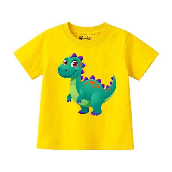 Candy_Cane_Penguin_&_Spiky_Dino_|_Red_&_Yellow_Cotton_T-Shirt_Combo_for_Boys_(Pack_of_2)