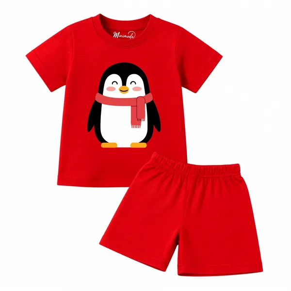 Scarf_Penguin_&_Cap_Panda_|_Red_&_Yellow_Cotton_Co-ord_Set_Combo_for_Boys_(Pack_of_2)