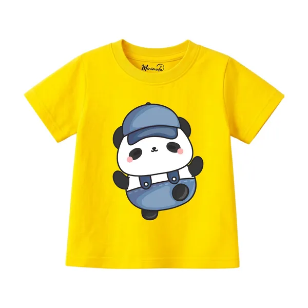 Scarf_Penguin_&_Cap_Panda_|_Red_&_Yellow_Cotton_T-Shirt_Combo_for_Boys_&_Girls_(Pack_of_2)