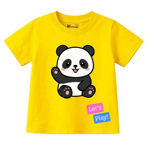 Skating_Penguin_&_Sitting_Panda_Let's_Play_|_Red_&_Yellow_Cotton_Co-ord_Set_Combo_for_Boys_(Pack_of_2)