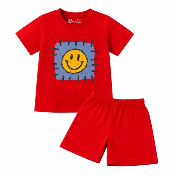 Smiley_Patch_&_Waving_Panda_Let's_Play_|_Red_&_Yellow_Cotton_Co-ord_Set_Combo_for_Boys_(Pack_of_2)
