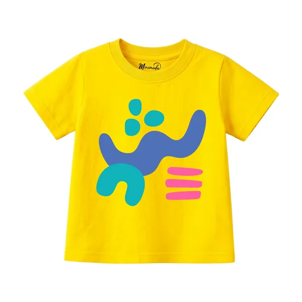 Peekaboo_Sun_&_Abstract_Blobs_Cool_Tone_|_Red_&_Yellow_Cotton_T-Shirt_Combo_for_Boys_&_Girls_(Pack_of_2)