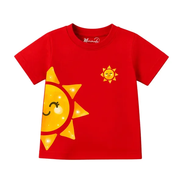 Peekaboo_Sun_&_Abstract_Blobs_Cool_Tone_|_Red_&_Yellow_Cotton_T-Shirt_Combo_for_Boys_&_Girls_(Pack_of_2)