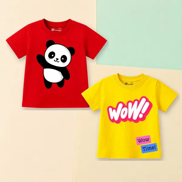 Waving_Panda_&_Wow_Time_|_Red_&_Yellow_Cotton_T-Shirt_Combo_for_Boys_(Pack_of_2)