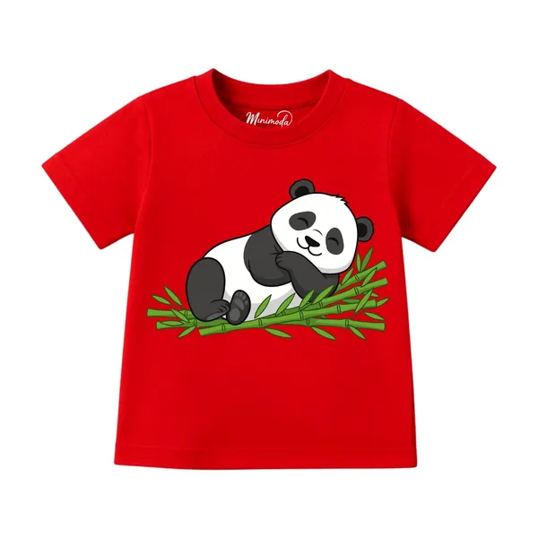 Sleepy_Panda_&_Bravo_Smiley_|_Red_&_Yellow_Cotton_T-Shirt_Combo_for_Girls_(Pack_of_2)