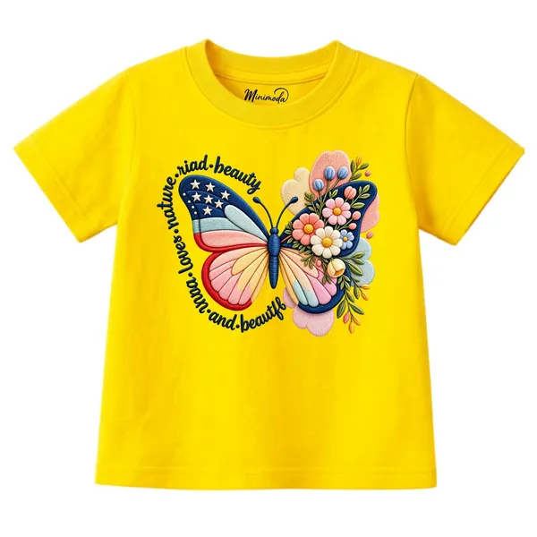 Kitty_Circle_&_Floral_Butterfly_|_Red_&_Yellow_Cotton_Co-ord_Set_Combo_for_Girls_(Pack_of_2)