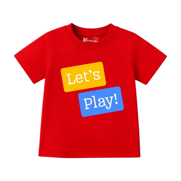 Let's_Play_&_Sprinkle_Donut_|_Red_&_Yellow_Cotton_T-Shirt_Combo_for_Boys_&_Girls_(Pack_of_2)
