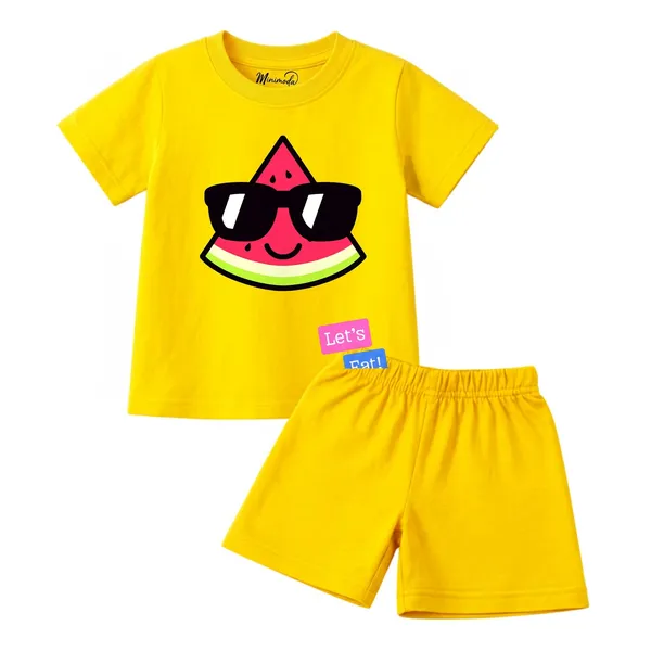 Watermelon_In_Shades_&_Snorkel_Buddy_|_Yellow_&_Deep_Blue_Cotton_Co-ord_Set_Combo_for_Boys_(Pack_of_2)