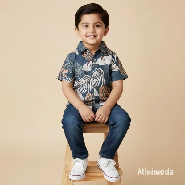 Dark_Tropical_Print_|_Grey_Shirt
