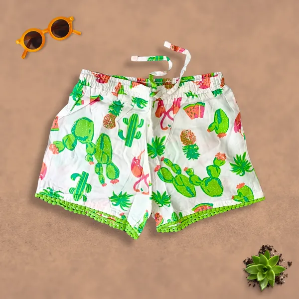 Tropical_Fruit_|_White_Half_Pants