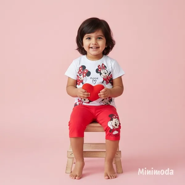 Bow_Mouse_Combo_|_White_&_Red_T-Shirt_&_Pant_Combo
