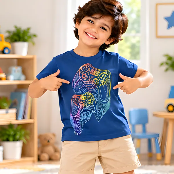 Neon_Game_Controller_|_Blue_T-Shirt