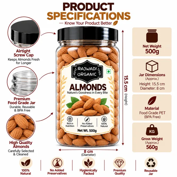 Rajwadi_Organic_Almonds_500_G
