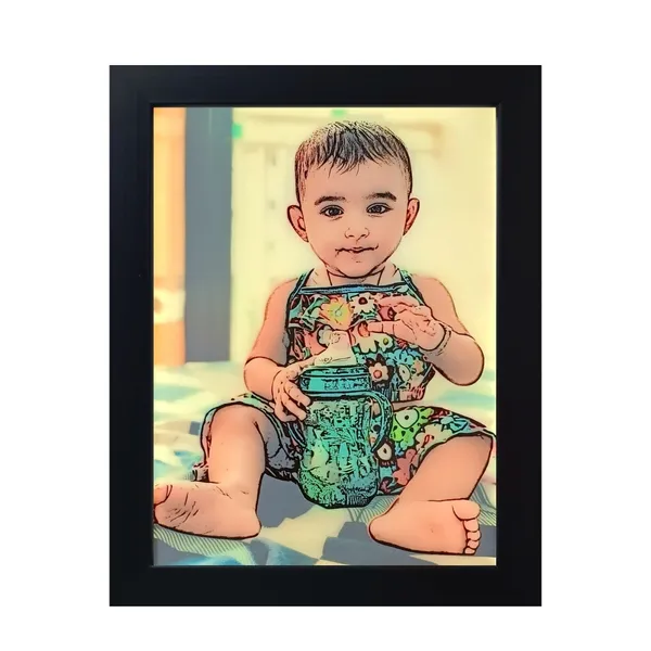 Pvc_Modern_Baby_Portrait_Photo_Frame