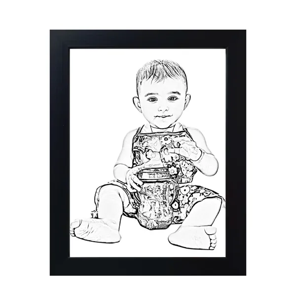 Pvc_Modern_Baby_Portrait_Photo_Frame