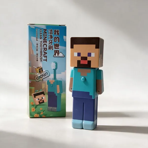 Multicolor_Minecraft_Character_Toothbrush_For_Kids