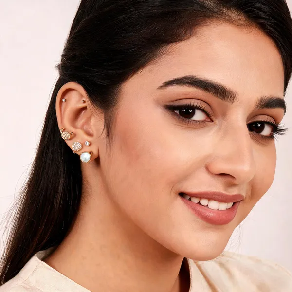 Gold_Brass_Assorted_Heart_Floral_Stud_Earrings_For_Women