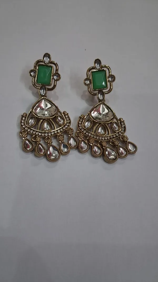 Green_Stone_Brass_Jhumka_Style_Dangler_Earrings_For_Women