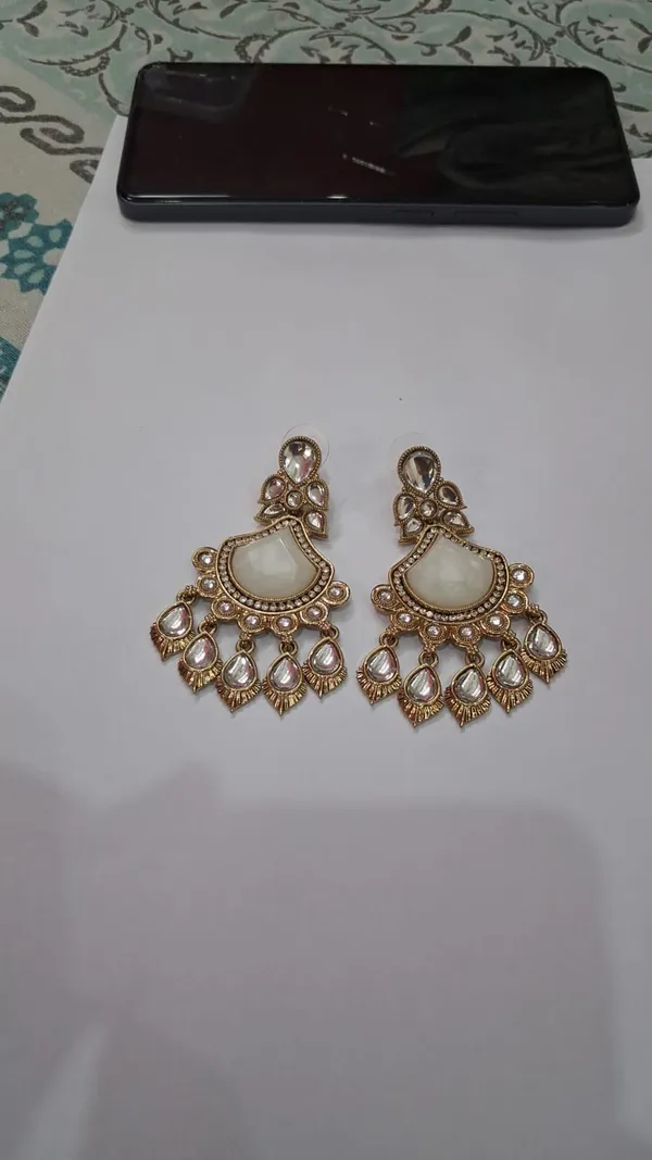 Gold_Brass_Crescent_Stone_Chandelier_Drop_Earrings_For_Women