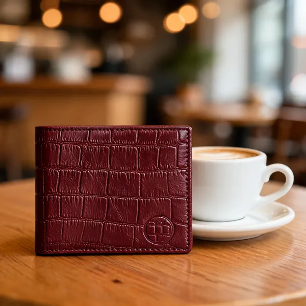 Maroon_Top_Grain_Leather_Bifold_Wallet_For_Men