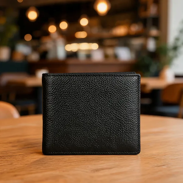 Black_Goat_Antique_Leather_Textured_Bifold_Wallet_For_Men