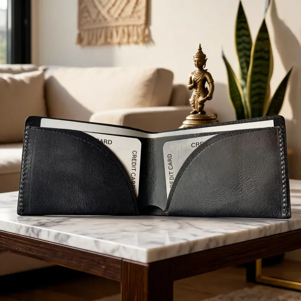 Black_Genuine_Leather_Moon-Cut_Bifold_Wallet_For_Men