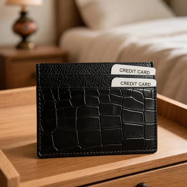 Black_Genuine_Leather_Textured_Card_Holder_For_Unisex