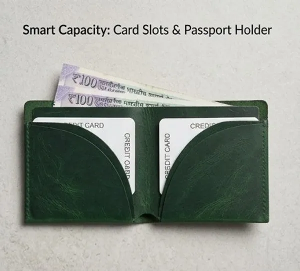 Green_Genuine_Leather_Moon-Cut_Bifold_Wallet_For_Men