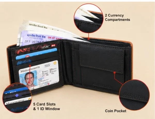 Black_Goat_Leather_Bifold_Wallet_For_Men