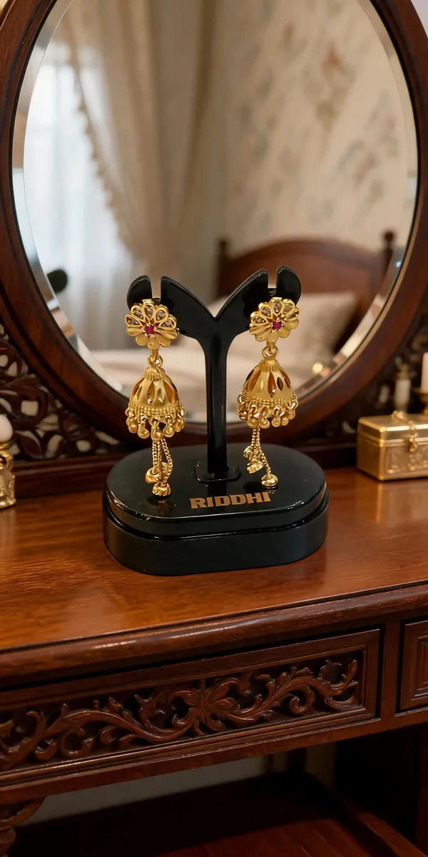 Gold_Brass_Floral_Jhumka_Earrings_For_Women