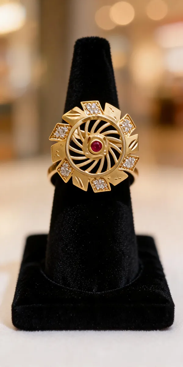 Gold_Brass_Floral_Statement_Ring_For_Women