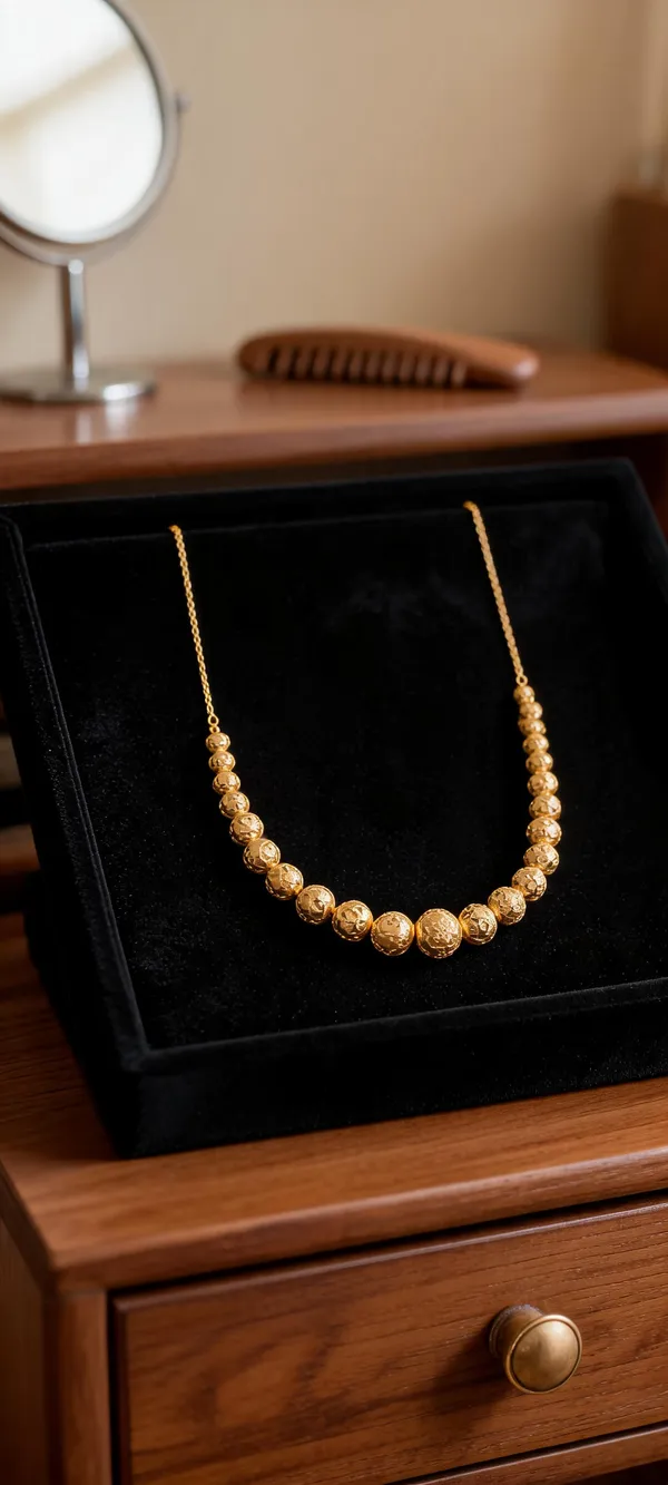 Gold_Brass_Beaded_Necklace_Chain_For_Women