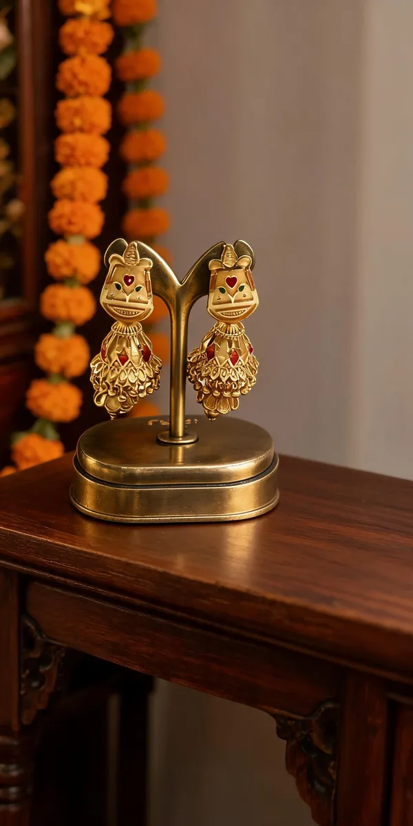 Gold_Brass_Temple_Jhumka_Earrings_For_Women