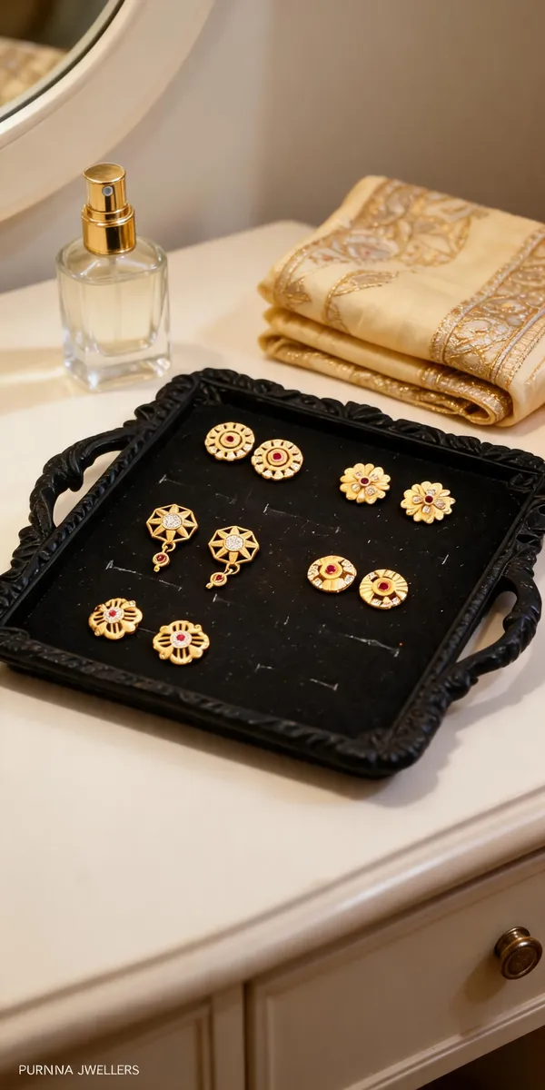 Gold_Brass_Designer_Earrings_Set_Of_5_For_Women