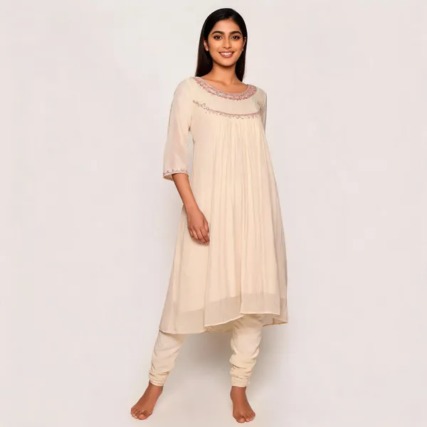 Cream_Embroidered_Anarkali_Kurta_Set_for_Women
