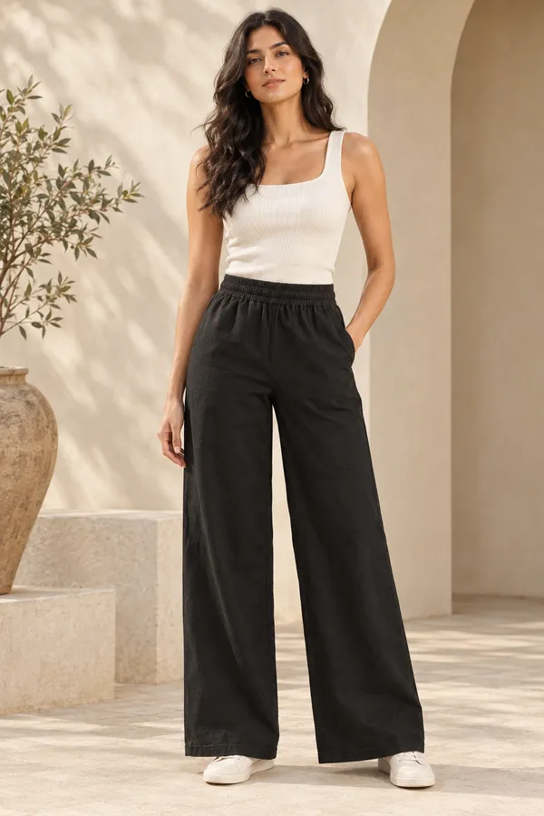 Women’s_Comfort_Fit_Elastic_Waist_Denim_Pants