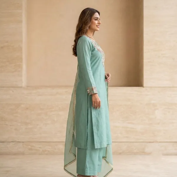 Green_Embroidered_Straight_Kurta_Set_for_Women