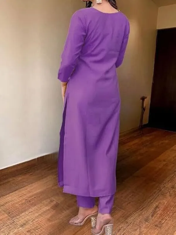 Purple_Rayon_Embroidered_Kurta_Set_For_Women
