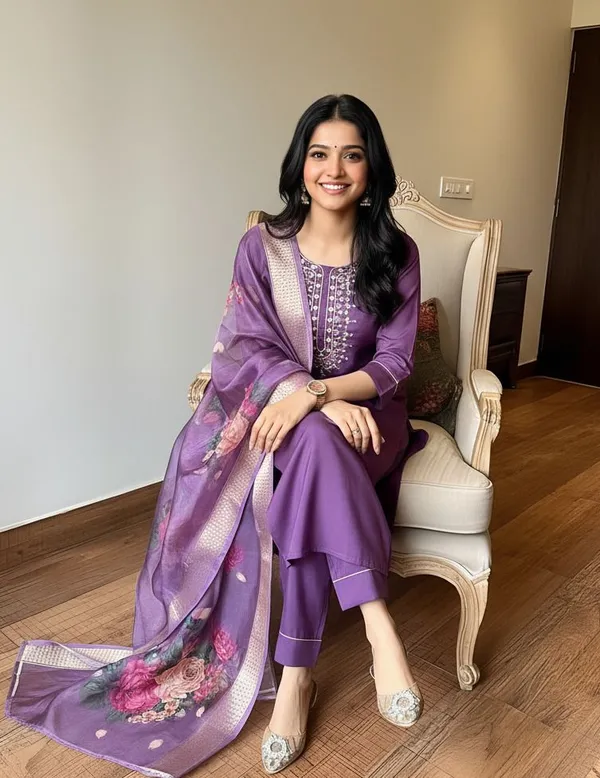 Purple_Rayon_Embroidered_Kurta_Set_For_Women