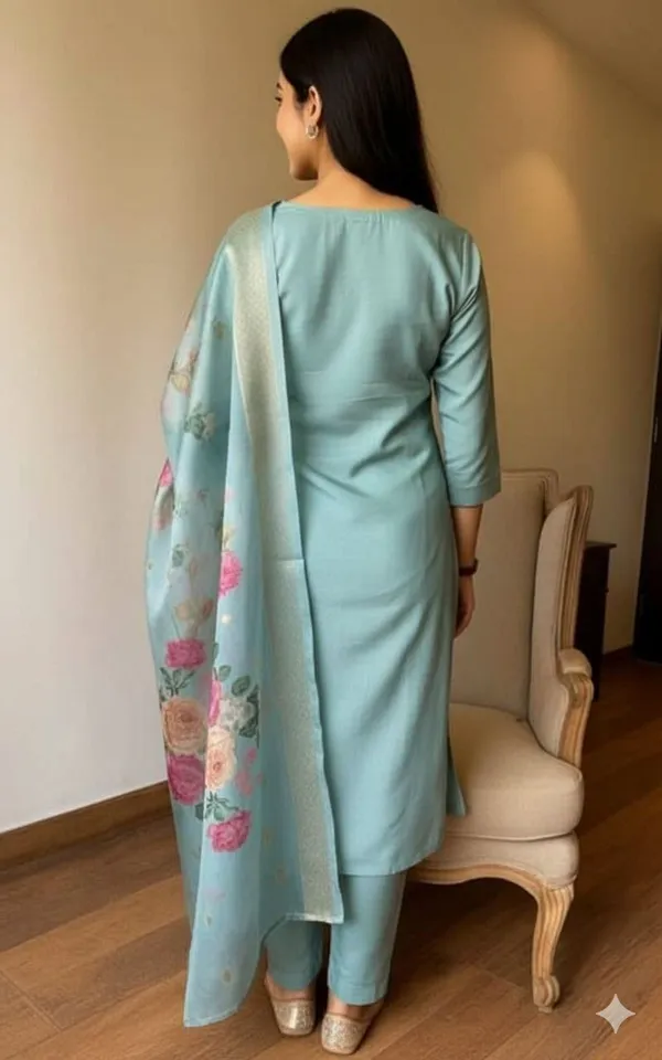 Light_Blue_Rayon_Embroidered_Kurta_Set_For_Women