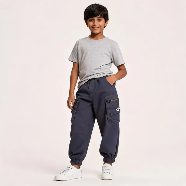 Charcoal_Cotton_Blend_Cargo_Jogger_Pants_For_Boys