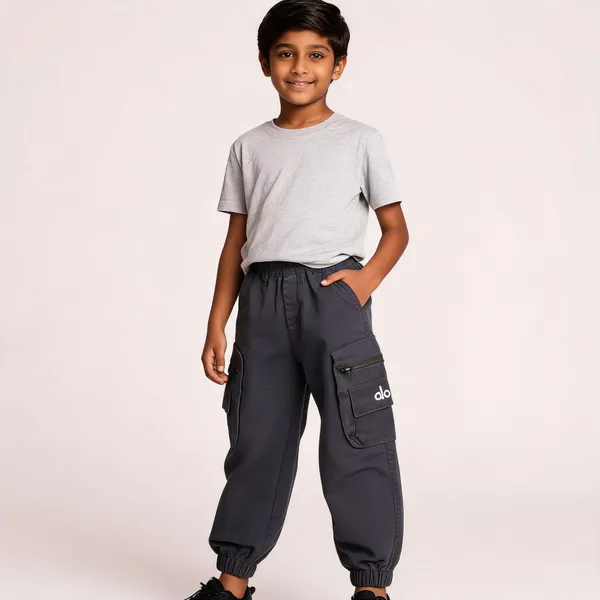 Charcoal_Cotton_Blend_Cargo_Jogger_Pants_For_Boys